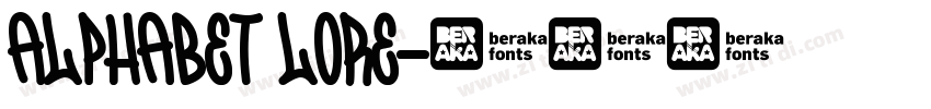 alphabet lore字体转换